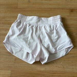 Lululemon Athletic Hotty Hot HR Short 2.5” Lined Pink Haze Women’s Size 6